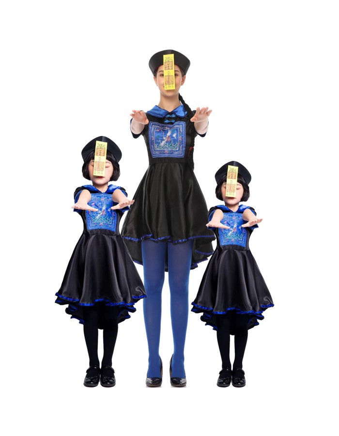 Qing Dynasty costume female zombie dress M40731