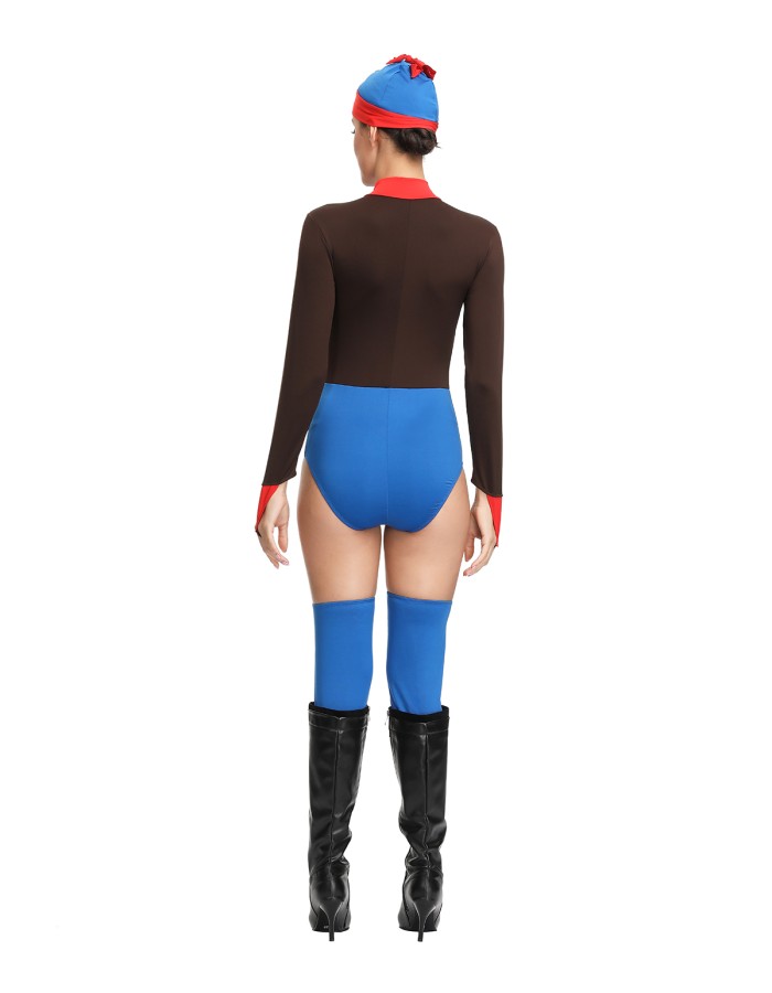 Sexy Funny Circus Clown Halloween Cosplay Costume M40669