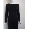 Fashion Long Sleeves Top Maxi Dress M3977