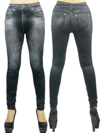 Seamless Tattoo Leggings trousers FG9070BK