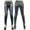 Seamless Tattoo Leggings trousers FG9070BK
