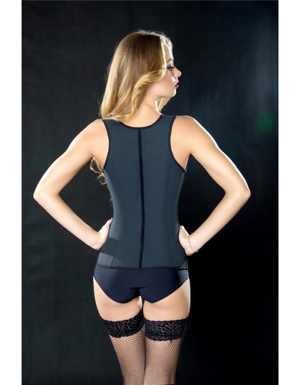 Steel Boned Latex Rubber Waist Corset M1307A