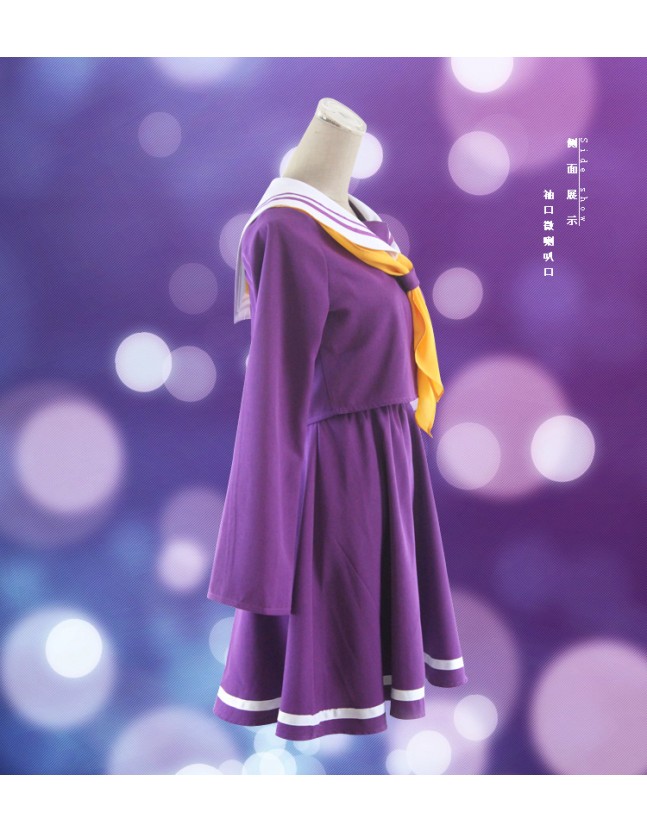 No Game No Life Shiro Emboitement Heroine Purple Sailor Suit M40518