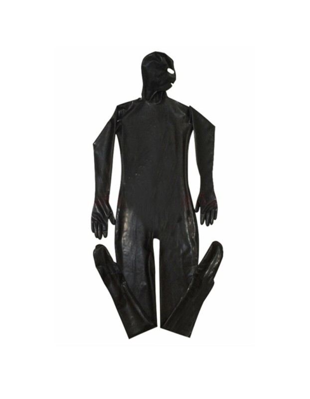 Men Sexy Wetlook Faux Leather Erotic Catsuit M7320