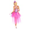 Fancy Pink Dance Costume Dress M4994