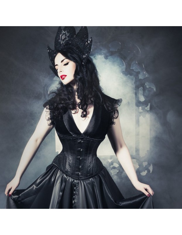 Steampunk Steel Boned Underbust Corset Sexy Waist Slimming Body Shaper WK1150A