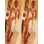 Long Sleeves Stitching Design Midi Bandage Bodycon Dress M3810
