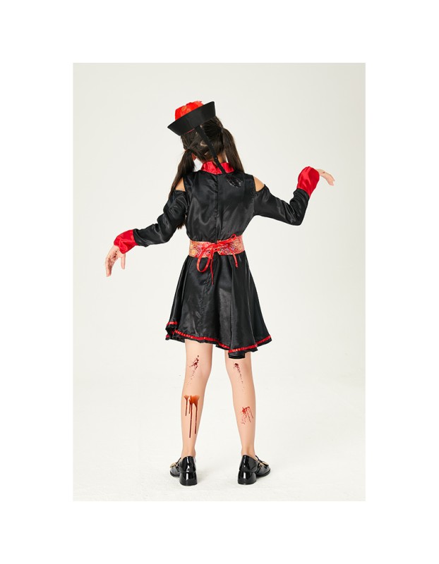 Zombie Qing Dynasty Parent Halloween Cosplay Ghost Adult Children Costume SM3324