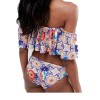 Hot Sexy one-touch digital print swimsuit 17080