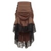 Asymmetric Vintage Victorian Skirts Plus Size M31706