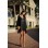 Black Fashion Party Dress M3882d