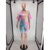 Tie Dye Printed 2 Piece Set Women Casual Outfits M8555
