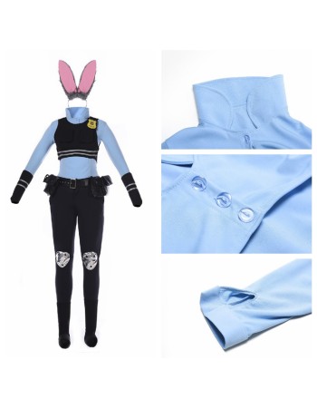 Movie Zootopia Judy Cop Costume M40229