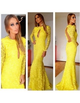 Sexy Fashion Lace Design Top Maxi Dress M3983