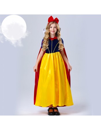 Halloween Fairy tale Children Snow White Dress Stage Show Cosplay Costume YM8746