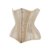 Black Mesh Women Waist Shrinkable Breathable Shapewear Corset Sexy Bustier WK2271