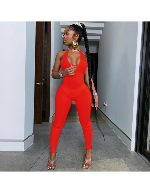 women tracksuit with corset jumpsuit and rompers M30150