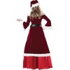 Sexy Miss Claus Christmas Long Gown Set M1137