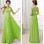 Green Floral Lace Hollow Maxi Evening Dress M2311c