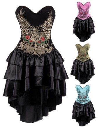 Newest Pattern Skirt Corsets M1364