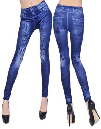 Seamless Tattoo Leggings trousers FG9073BE