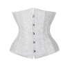 24 Steel Bone Sexy Black Jacquard Underbust M1286