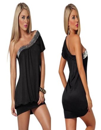 black sexy dress m3500B
