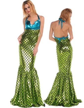 Halloween Sea Maid Sexy Mermaid Costumes Dress M40144