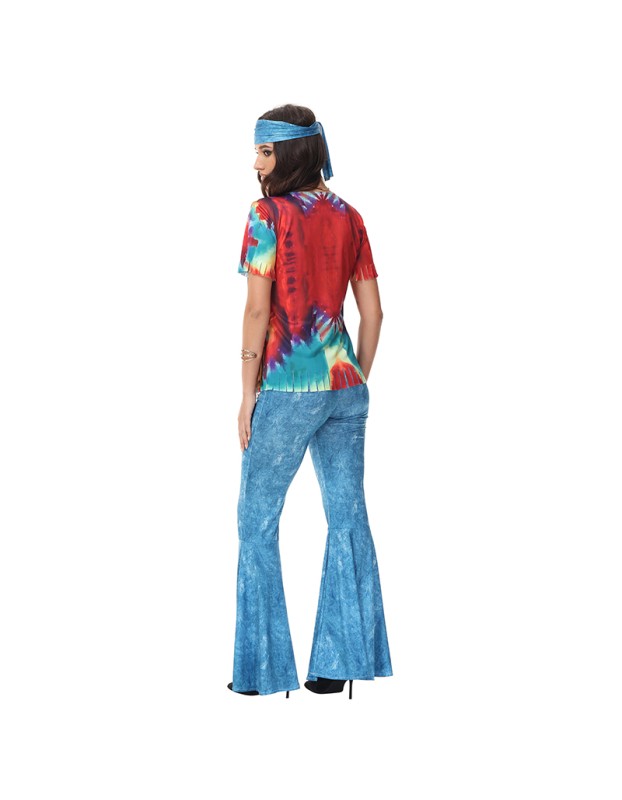 Halloween Costumes 70s Retro Disco Hippie Stage Cosplay Hiphop Costume MS1772