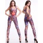 attractive pattern bodysuit m7238