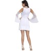 Halloween Costumes Women Sexy Silver Sequins Dancing Clothing M40701