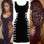 Sexy Black Bodycon Dress M3901