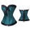 green satin corset m1861