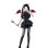 Women Imp Bat Patent Leather Witch Dress Costume Daemon Uniform Cosplay FSM096