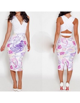 Sexy Fashion Midi Dressc M3946
