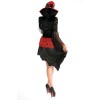 black long-sleeved costume dress m4023