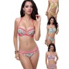Sexy Charming Paisley Bandeau Bikini M5252
