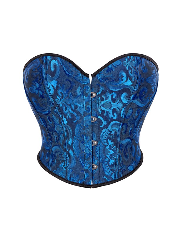 Plus Size S-6XL Sexy Strapless Tube Tops Women Overbust Jacquard Bustiers Waist Corset