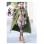 Elastic Printed High Collar Woman Sexy Bodycon Jumpsuit