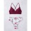 Printed Strap Two Piece Swimsuit Set Sexy Bikini Woman Swimwear A2205