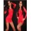 red babydoll dress m3450b