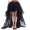Black Fluffy Tulle Steampunk Skirt m31693