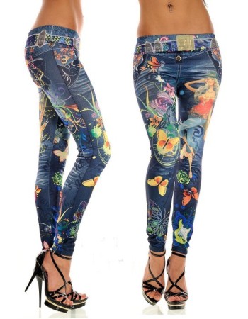 Seamless Tattoo Leggings trousers FG9052BE