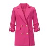 Formal Suits Casual Loose Fashion Womens Mid-Length Arket Blazer LQ162