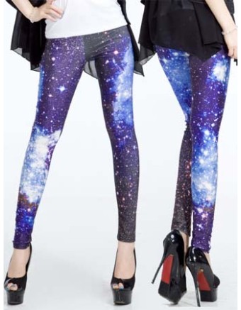 Ladies Stylish Galaxy Leggings 301