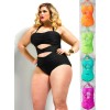 Sexy candy color one piece bikini M5403