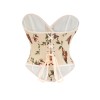Flower Palace Corset Butterfly Print Bone Dress Wedding Base Waist Busier 22025
