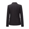 Short Suit Jacket Double Breasted Top Coat Solid Color Women Blazer H2013