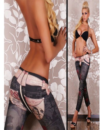 Seamless Tattoo Leggings trousers FG9007