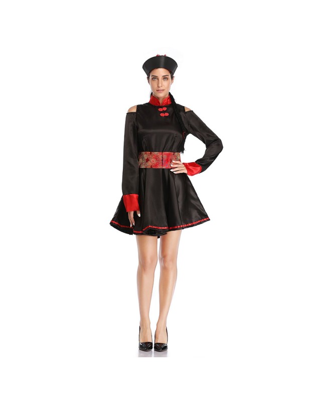 Zombie Qing Dynasty Parent Halloween Cosplay Ghost Adult Children Costume SM3324
